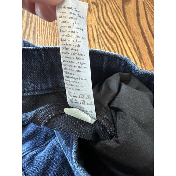 Spanx Jean-ish Denim Jogging Leggings Womens Small Dark Wash Pull On Stretch - Picture 4 of 9